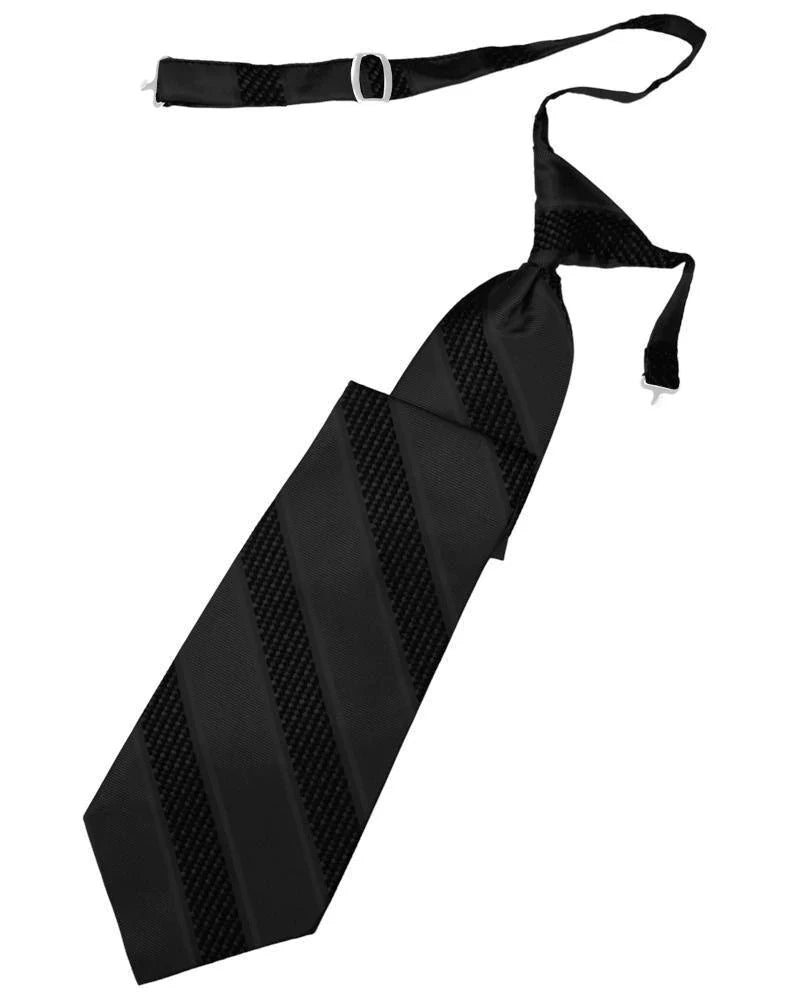 Venetian Stripe Necktie Pre-Tied-2