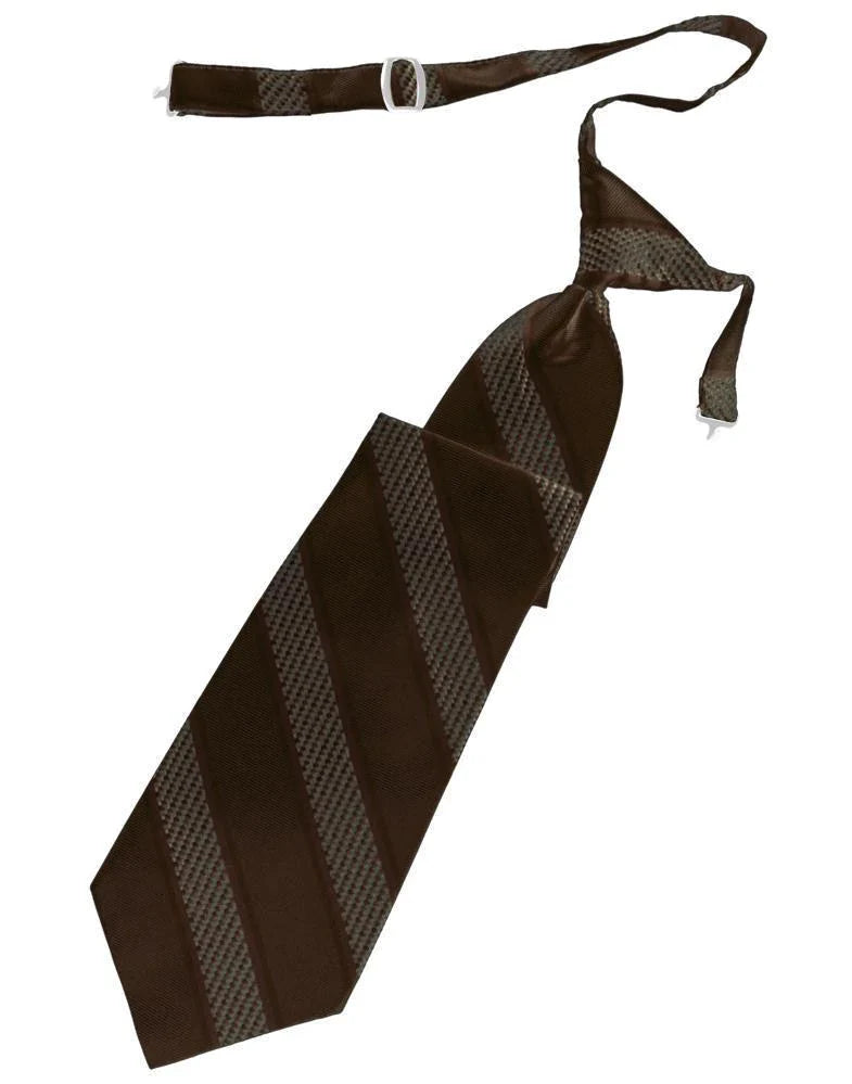 Venetian Stripe Necktie Pre-Tied-6