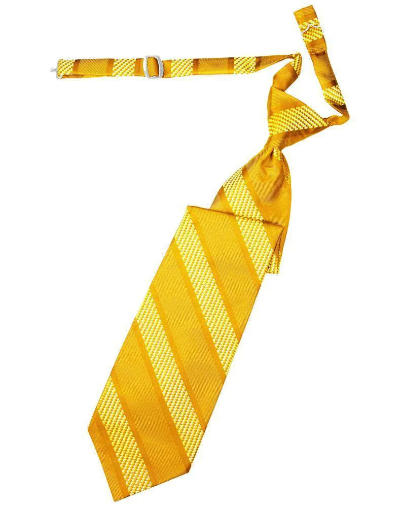 Venetian Stripe Necktie Pre-Tied-10
