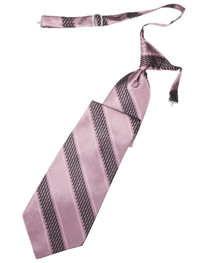 Venetian Stripe Necktie Pre-Tied-12