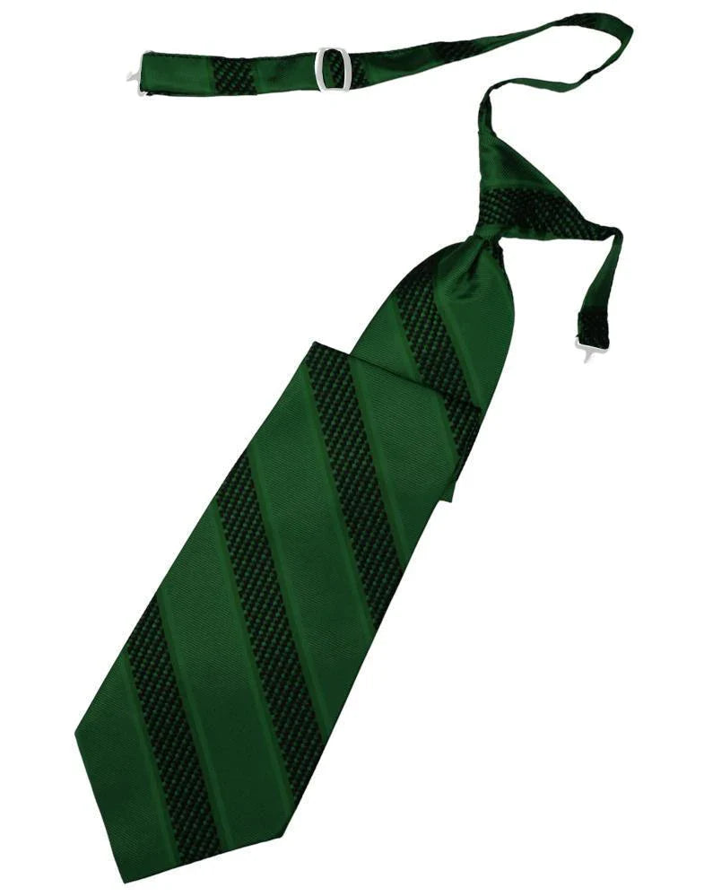 Venetian Stripe Necktie Pre-Tied-14