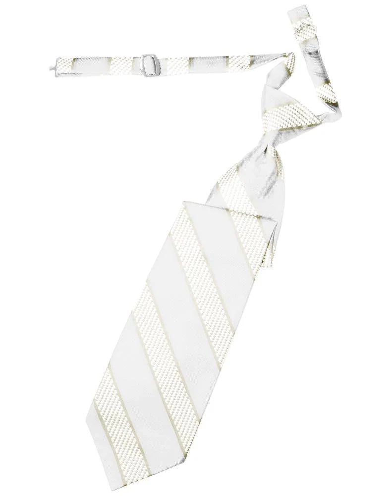 Venetian Stripe Necktie Pre-Tied-15