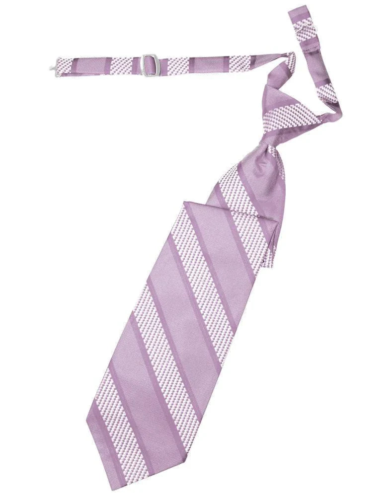 Venetian Stripe Necktie Pre-Tied-16