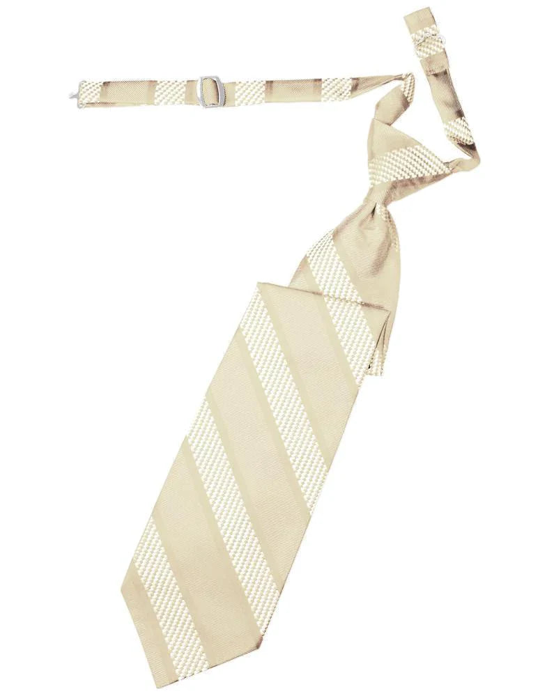 Venetian Stripe Necktie Pre-Tied-18