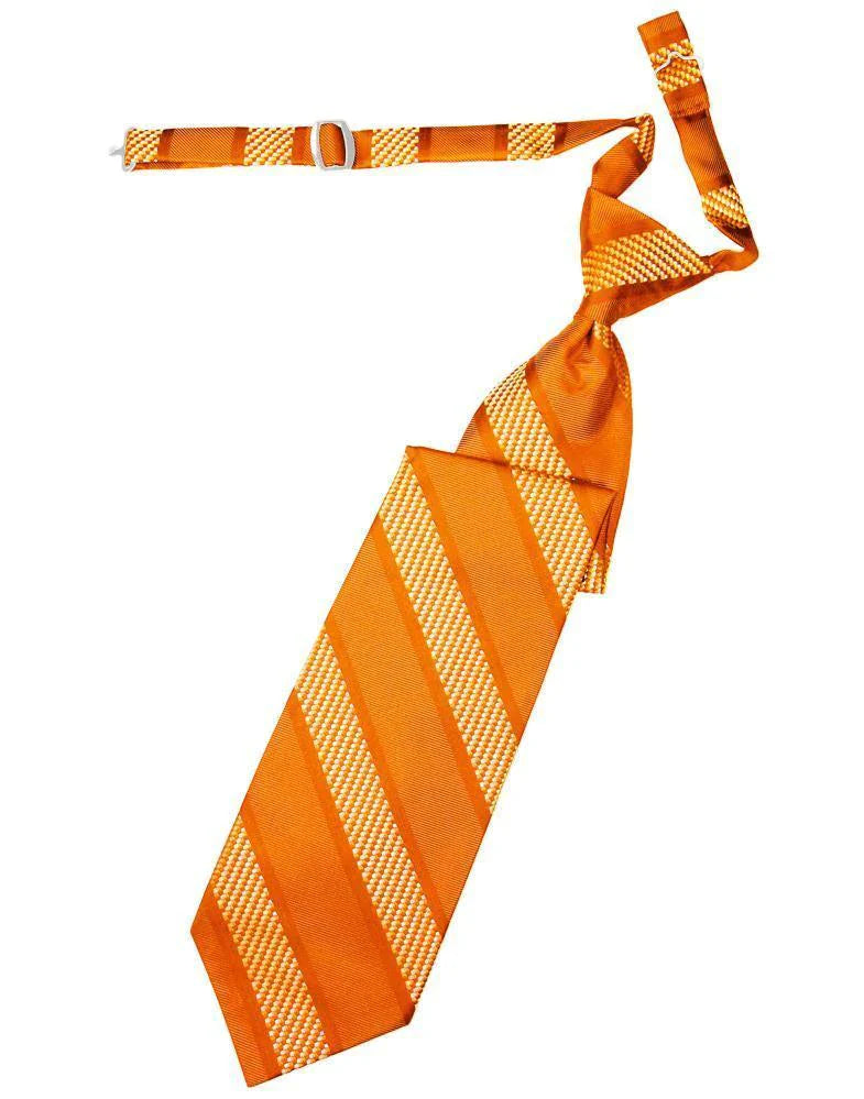 Venetian Stripe Necktie Pre-Tied-20