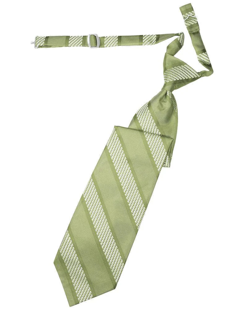 Venetian Stripe Necktie Pre-Tied-21