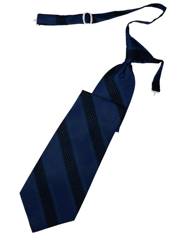 Venetian Stripe Necktie Pre-Tied-22