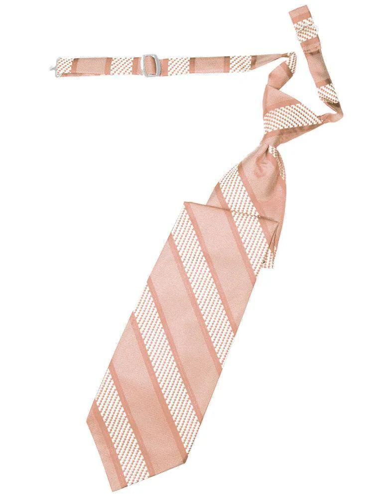 Venetian Stripe Necktie Pre-Tied-23