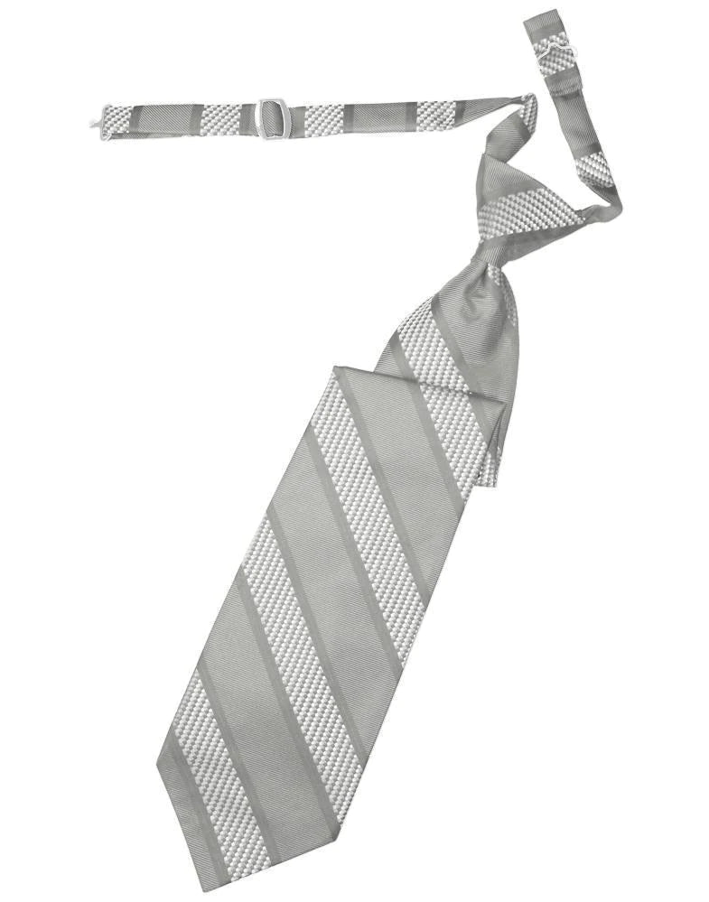 Venetian Stripe Necktie Pre-Tied-26