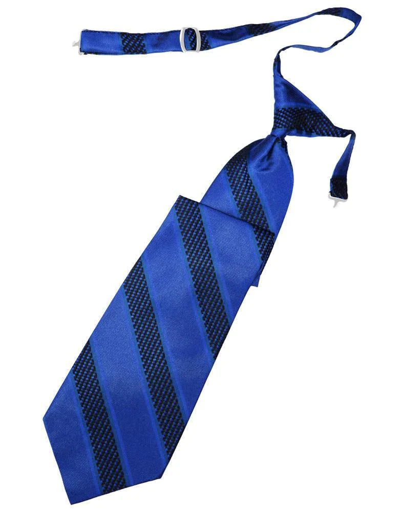 Venetian Stripe Necktie Pre-Tied-30