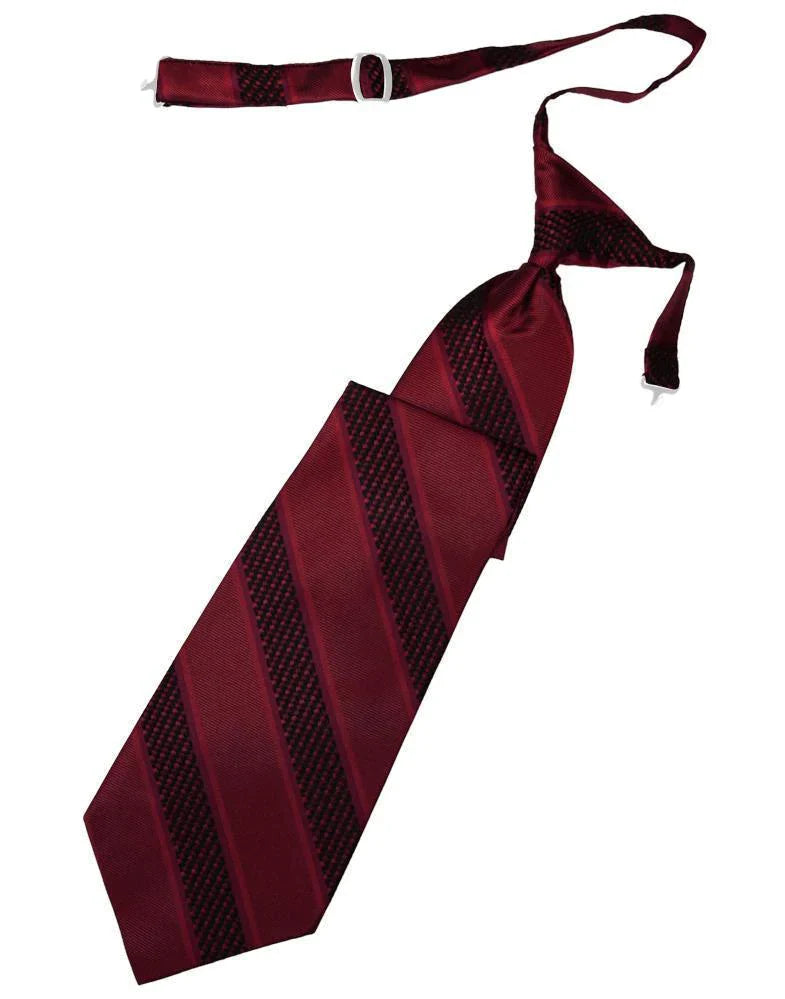 Venetian Stripe Necktie Pre-Tied-35