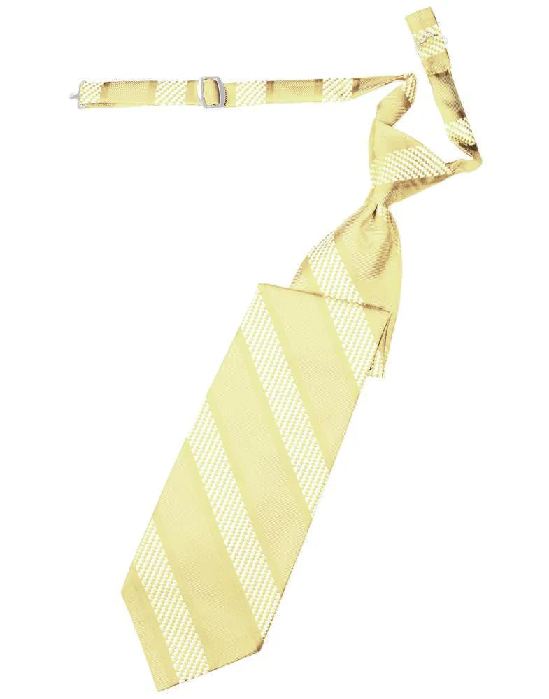 Venetian Stripe Necktie Pre-Tied-13
